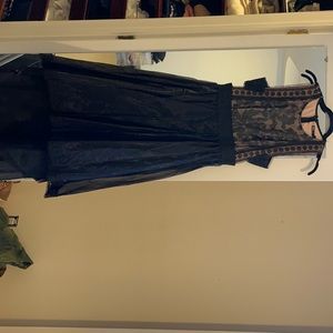 Ina black maxi gown brand new with tags